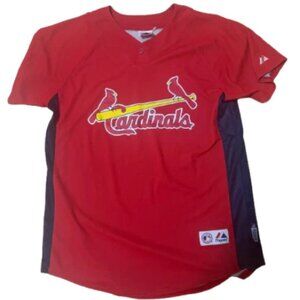 St. Louis Cardinals Majestic Baseball Jersey Size Youth Large